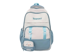 Mochila multiusos para adolescentes y adultos, ideal para la escuela, viajes, universidad e instituto, con compartimento para portátil, azul.