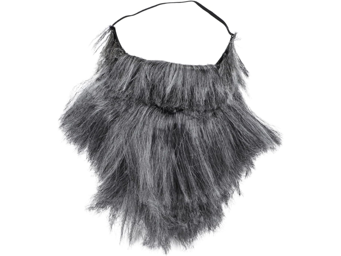 Barba artificial, decoração de barba para o Halloween, fantasias de Halloween, maquiagem de Halloween