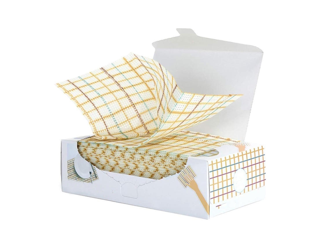 Práctico juego de paños de cocina para uso diario, paño de fibra superabsorbente, toallas de limpieza desechables y reutilizables de secado rápido.