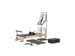 Máquina Reformer de Pilates de Madera de Caucho Robusta Hasta 181 kg Tekmaquinas