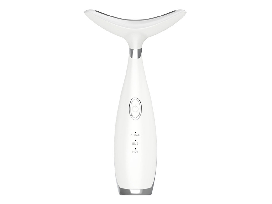 Herramienta para esculpir el rostro. La vibración térmica facilita el cuidado de la piel. Masajeador facial recargable para mejorar la apariencia del escote.