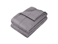 Manta Con Peso Succebuy 11,3 Kg 203 X 229 Cm Tamaño King Suave 100 Por Ciento Algodón Gris