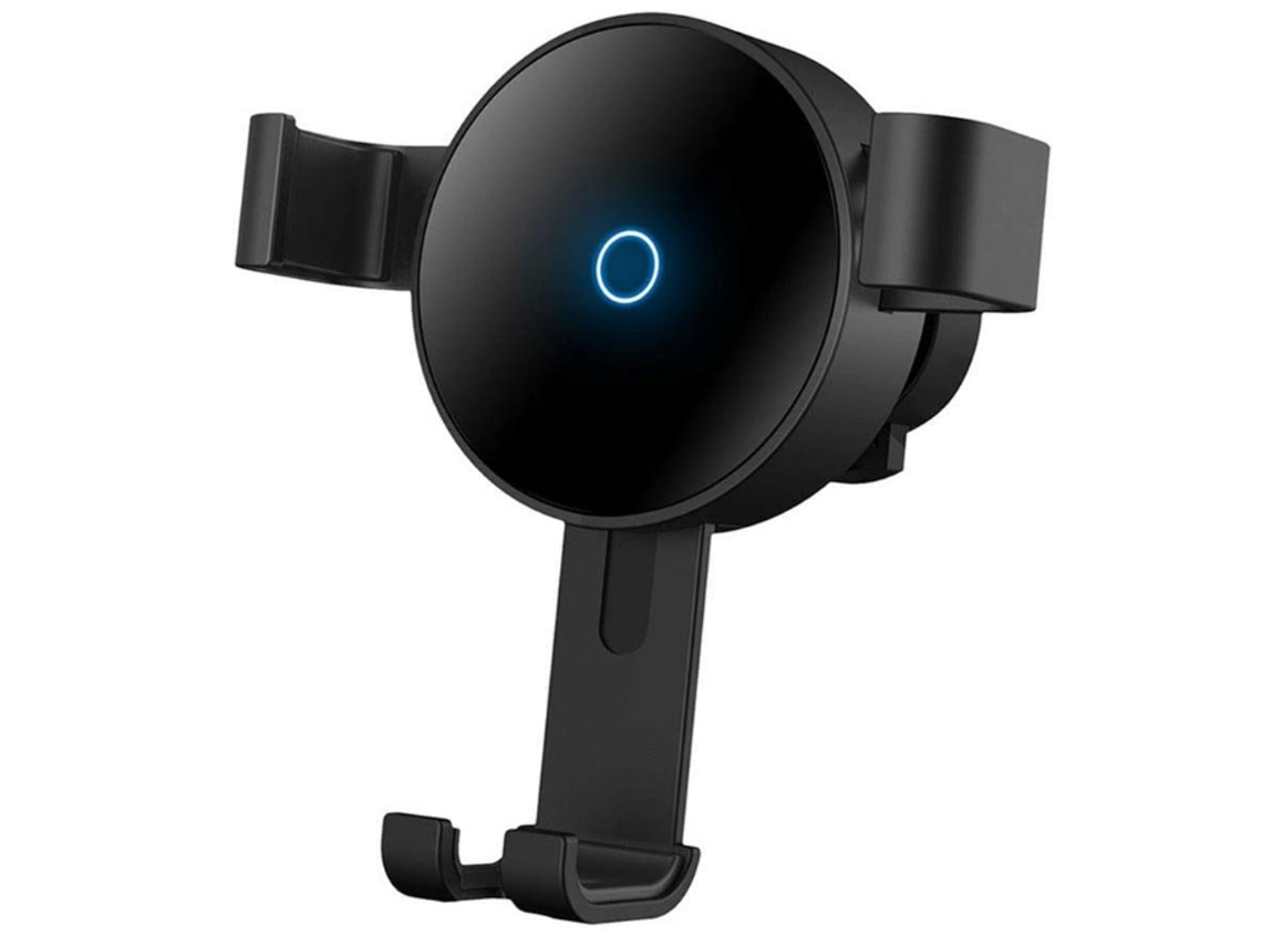 Cargador Inalámbrico Para Coche, Cargador Rápido Qi De 10 W/5 W, Soporte Inalámbrico Para Teléfono, Sensor De Gravedad, Rotación De 360° (ne