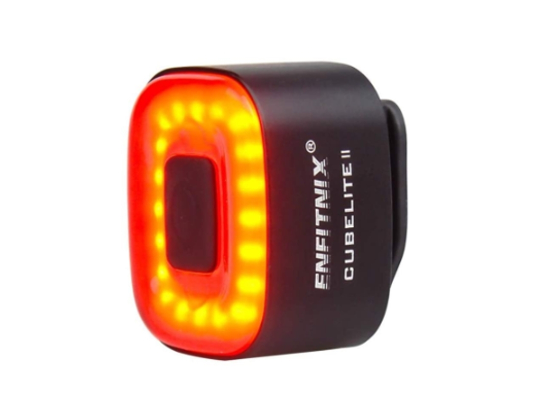 Luz Trasera Bicicleta Auto On/off Ipx6 Negra Yizhood