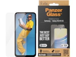 Protector de pantalla de vidrio templado PANZERGLASS para Samsung Galaxy A15/A15 5G, ajuste ultra ancho.