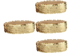 Lote De 4 Diademax Elastic Creatifs Paillytes Pour Cabello Diadema Sport Mujers Et Filles