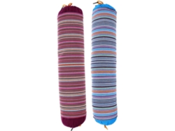 Juego De 2 Almohadas Cervicales Redondas Para Dormir, Almohadas Lumbares Para Soporte Del Cuello, Funda.