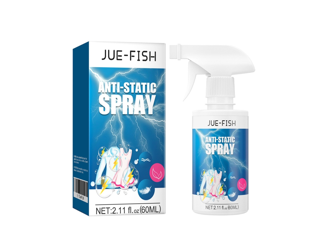 Spray antiestático para aparatos electrónicos y superficies.