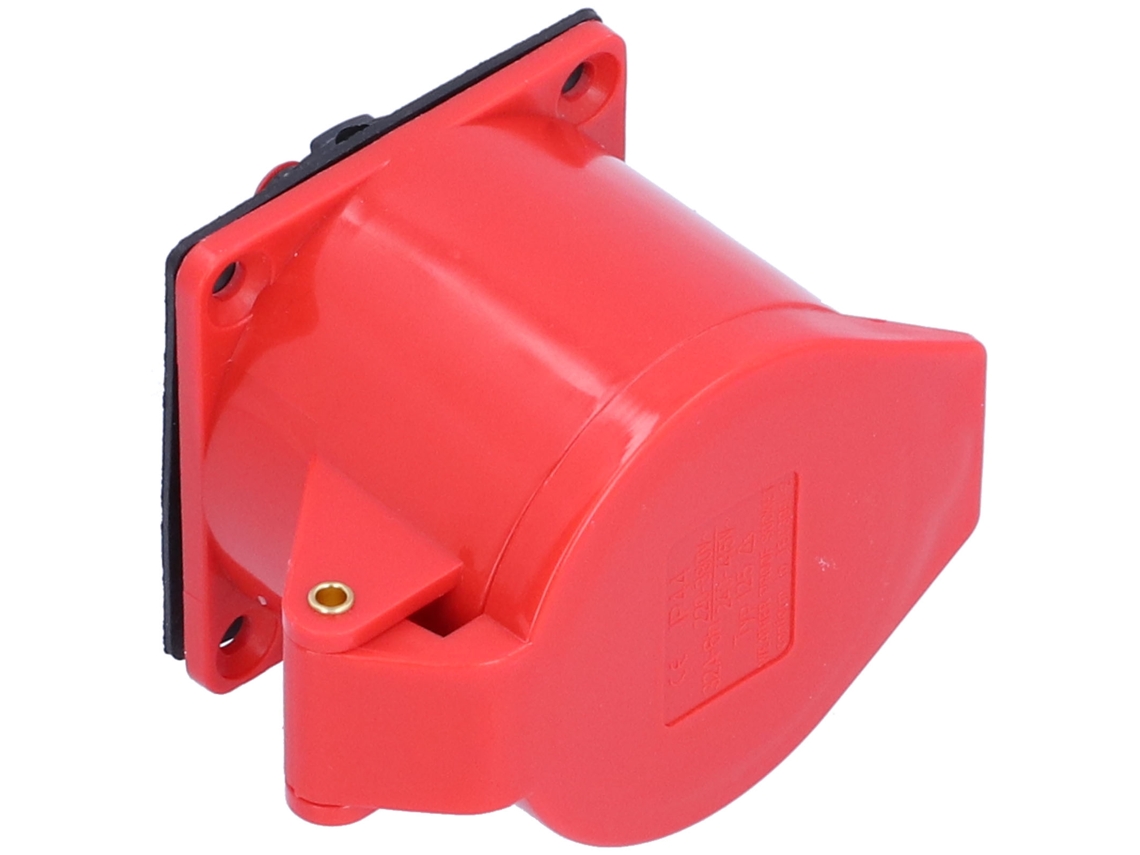 Enchufe Industrial 5 Pines Trifásico Impermeable Instalación Oculta 32a 220-380v/240-415v