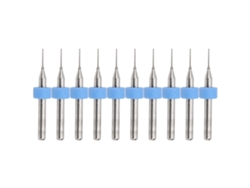 Kit Limpeza Bico 3d 10 Brocas Micro De Carboneto De Tungstênio 0.5mm Pcb