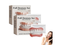 Juego Completo De Prótesis Dentales Neslemy Advanced, Silicona Suave, 2 Unidades