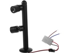 Foco Led De Interior De Aluminio Negro Para Escaparates Y Plantas, Rendimiento Estable, Bajos Reflejos, Para