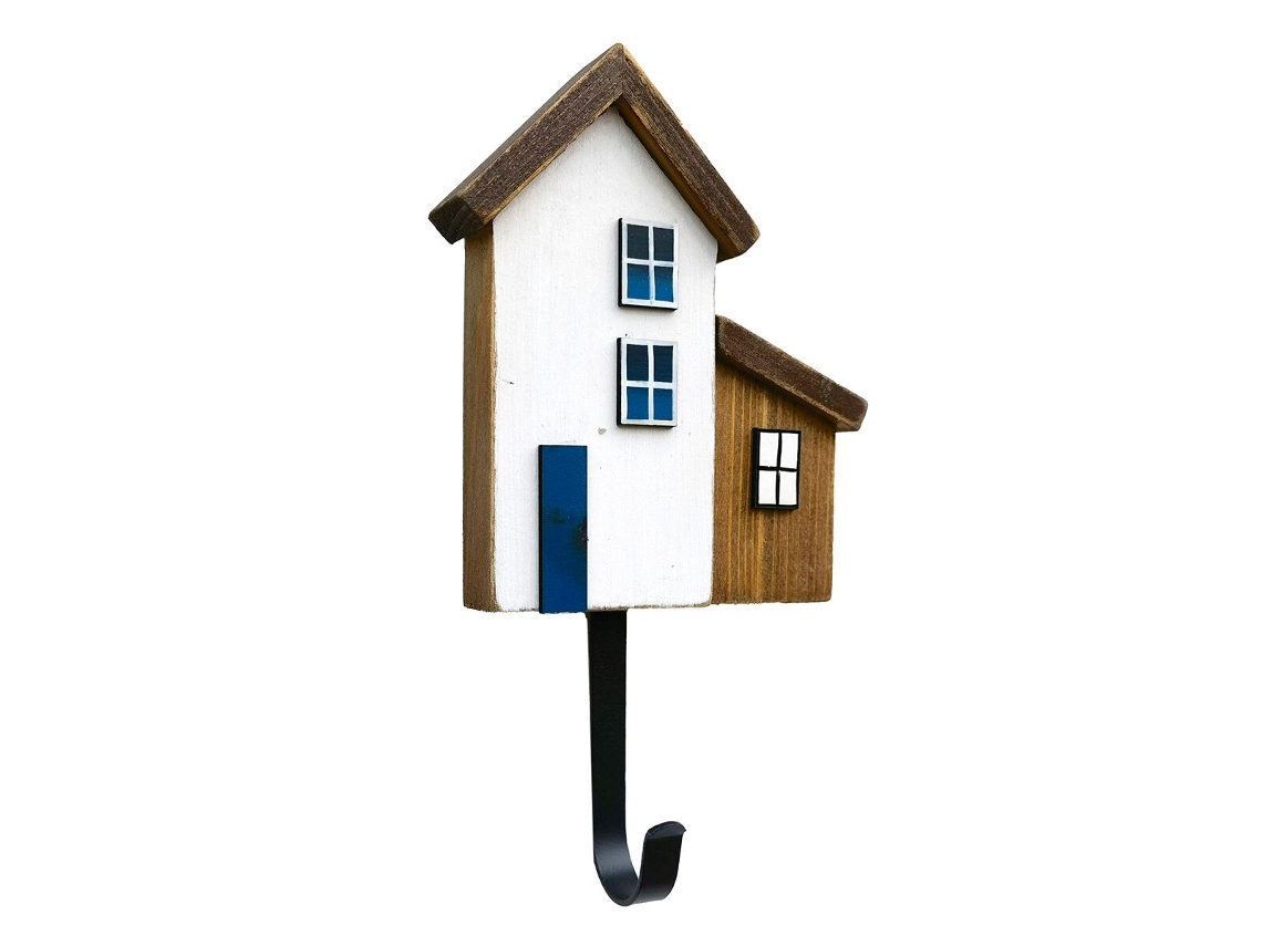 Perchero de Pared SIGNES GRIMALT Casas Madera 4x20,5x12 cm