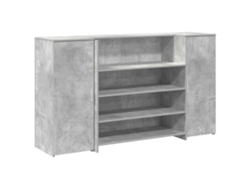 Maison Exclusive - Mostrador De Recepción Gris Hormigón 180x50x103,5 Cm