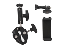 2026-soporte De Cámara Super Clamp Con Brazo Mágico Y Cabeza De Bolas Doble Para Monitor