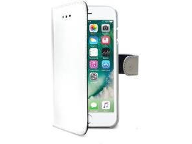 Funda iPhone 7 Plus CELLY Wally Blanco