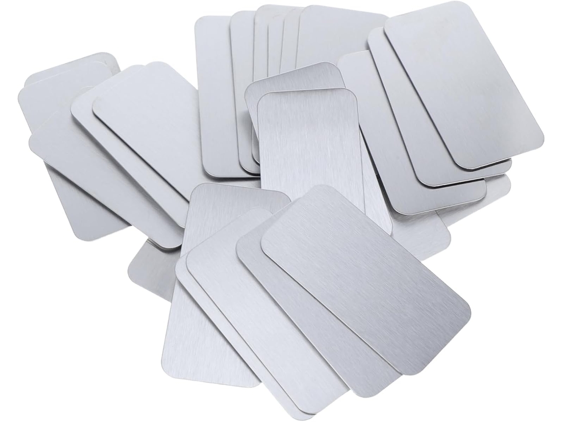 Piezas De Placa Metálica Autoadhesivas Universales Para Teléfonos, Juego De Adhesivos Traseros Compatibles