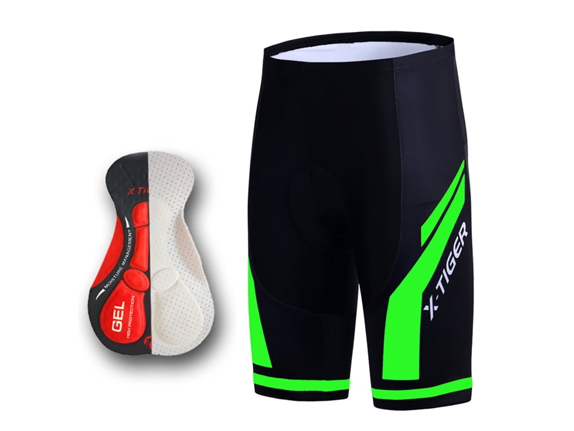 Calção De Ciclismo Masculino, Acolchoado, Secador Rápido