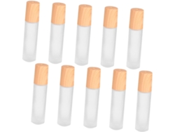Conjunto de 10 frascos roll-on essenciais, com acabamento Fosco, para produtos e amostras.