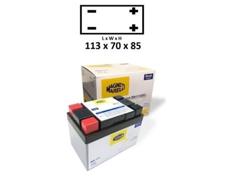Batería de litio para moto con protección contra sobrecarga y sobredescarga, iones y sensor de temperatura MAGNETI MARELLI BMS