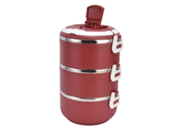 Fiambrera Apilable De Acero Inoxidable De 3 Capas, A Prueba De Fugas, Ideal Para Picnics Escolares.