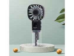 Ventilador Nebulizador Portátil, Ligero Y Silencioso, Ideal Para Uso En Interiores Y Exteriores, Para Viajes, Fácil De Usar Y Muy Duradero.