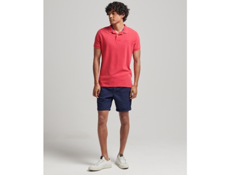 Polo de Hombre SUPERDRY Destroyed Rojo (3XL)