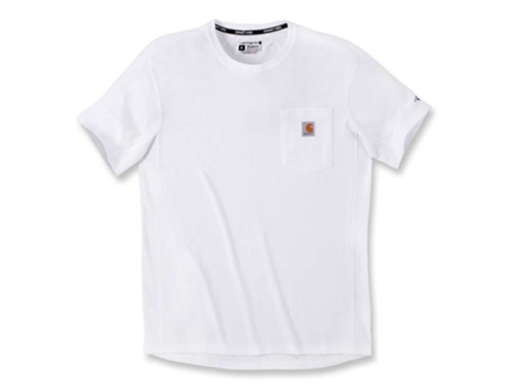 Camiseta Unisex CARHARTT Force Relaxed Fit Blanco (XL)