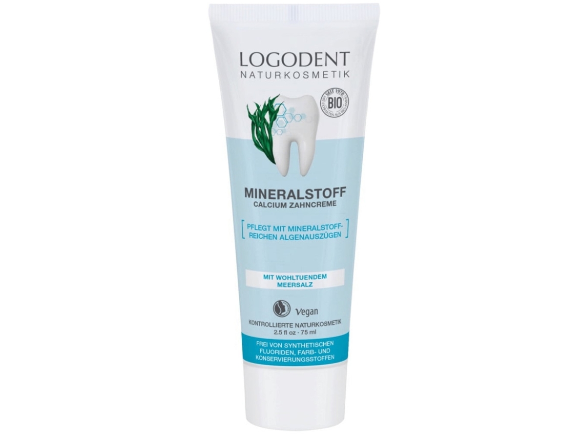 Dentifrice Logodent aux Minéraux & Calcium LOGONA