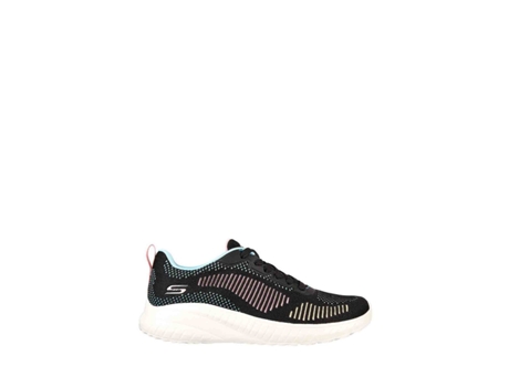Zapatillas para Mujer SKECHERS Bobs Squad Chaos Color Crush (Negro - 37)