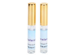Adhesivo Acelerador De Extensiones De Pestañas, Resistente Al Agua Y De Secado Rápido, 10 Ml, 2 Frascos.