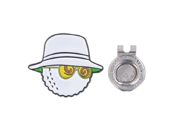 2026-pinzas Para Gorra Con Marcador De Pelota De Golf Ligeras Magnéticas Desmontables Antioxidantes Para Mujeres Y Hombres Blanco