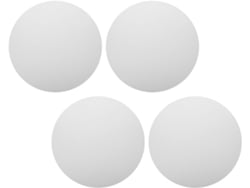 Juego De 4 Lienzos Redondos Blancos De 40 Cm, Lienzo Circular Para Pintura Al Óleo Y Acrílico.