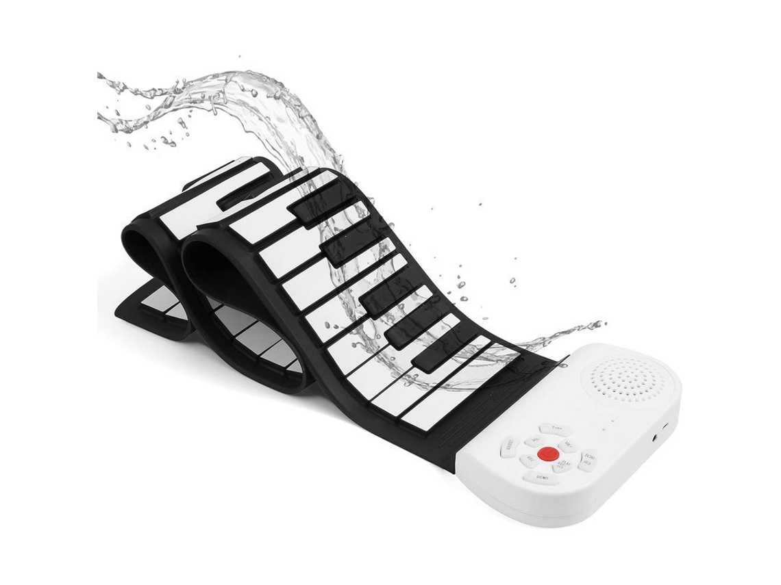 Piano Electrónico Portátil Para Niños Con 49 Teclas, Flexible Y Plegable, Dispositivo Educativo Digital.
