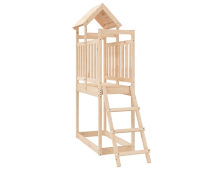 Parque Infantil De Exterior VIDAXL Marrón Madera (53x110x214 cm)