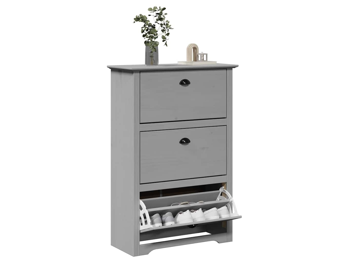 Zapatero | Armario Zapatero Bodo Gris 80x35x118 Cm