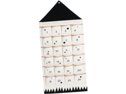 Organizador de pared con bolsillos, calendario y cajas organizadoras.