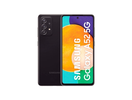Smartphone SAMSUNG Galaxy A52 (6.5'' - 6 GB - 128 GB - Negro)
