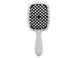 Cepillo desenredante con función de masaje, ventilado, de secado rápido, para cabello rizado, en seco y mojado, negro. Rosewell