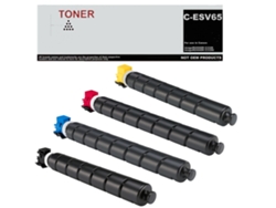 Cexv65 C-exv65 5761c001 5762c001 5763c001 5764c001 Paquete de 4 tóners multicolor compatibles con Canon Imagerunner C3326, Imagerunner C3326i
