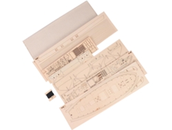 Kit De Construcción De Maqueta De Velero De Madera Para Niños Y Niñas, Juguete Educativo Blanco.