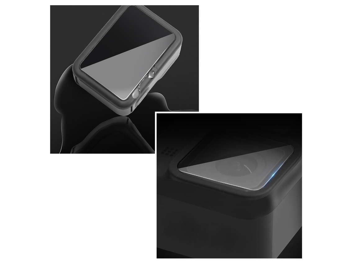 3pcs Protector Pantalla Para Gopro Hero 9 Black: Vidrio Templado Lente + Pantalla Delantera Y Trasera Con Funda Y Paño De Limpieza