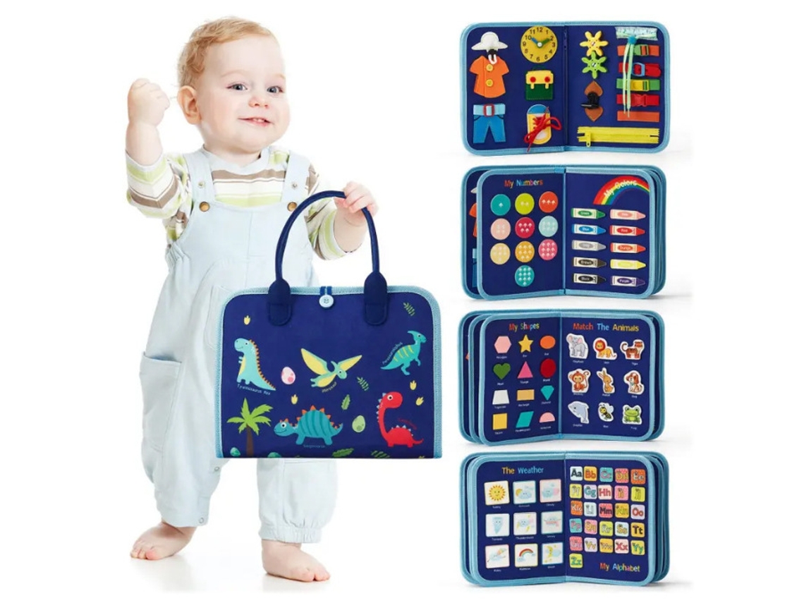 Mochila Para La Educación Infantil, Tablero De Actividades De Fieltro, Juguete Educativo Para Niños, Tablero De Aprendizaje De Fieltro - 1