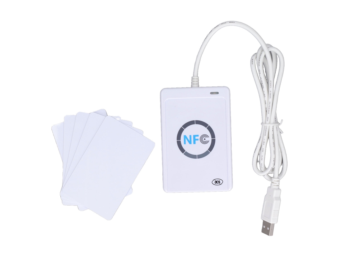 Lector/grabador De Tarjetas Inteligentes Sin Contacto Nfc Con Bluetooth, 13,56 Mhz, 5 V Cc