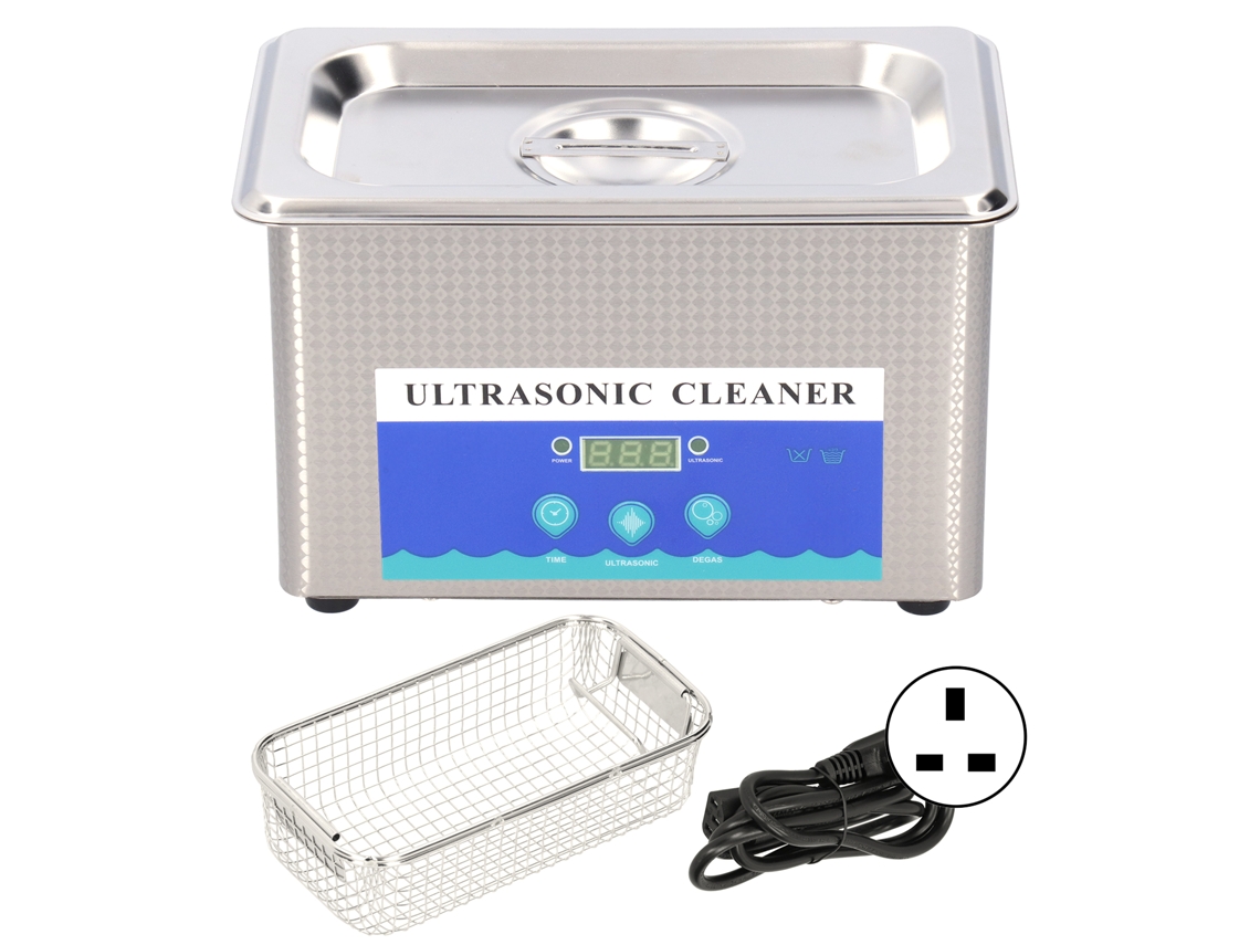 Lavadora Ultrasónica Dk-009a De 0,9 L Y 35 W Para Joyería Y Anillos, Con Temporizador Y Enchufe Británico.