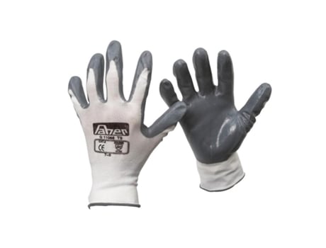 Guante nylon nitrilo gris t-10 par