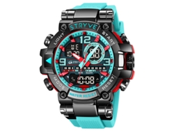 Reloj Electrónico Deportivo Para Estudiantes Y Jóvenes (azul Lago), Elegante Reloj De Pulsera Multifuncional.