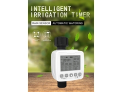 Temporizador De Riego Digital Programable Con Retardo Por Lluvia, Ipx5, Pantalla Lcd Y 6 Programas Independientes Para Jardín Y Césped.
