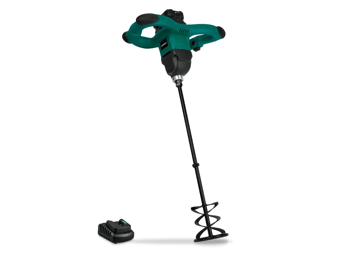 VONROC Mezclador de Pintura / Cemento - Vpower 20V - Incluye Batería 2.0Ah y Cargador Rápido - Incluye Agitador 600 mm, Ø120 mm