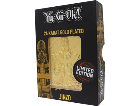 Juego de Cartas KONAMI Ygo 24K Gold Metal Plated Collective Jinzo